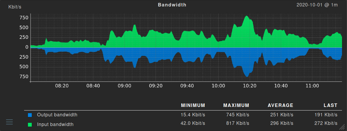 Port bandwidth