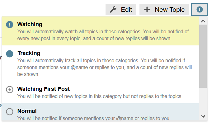 Customize the way you receive notifications (forum and e-mail notifications) notifications