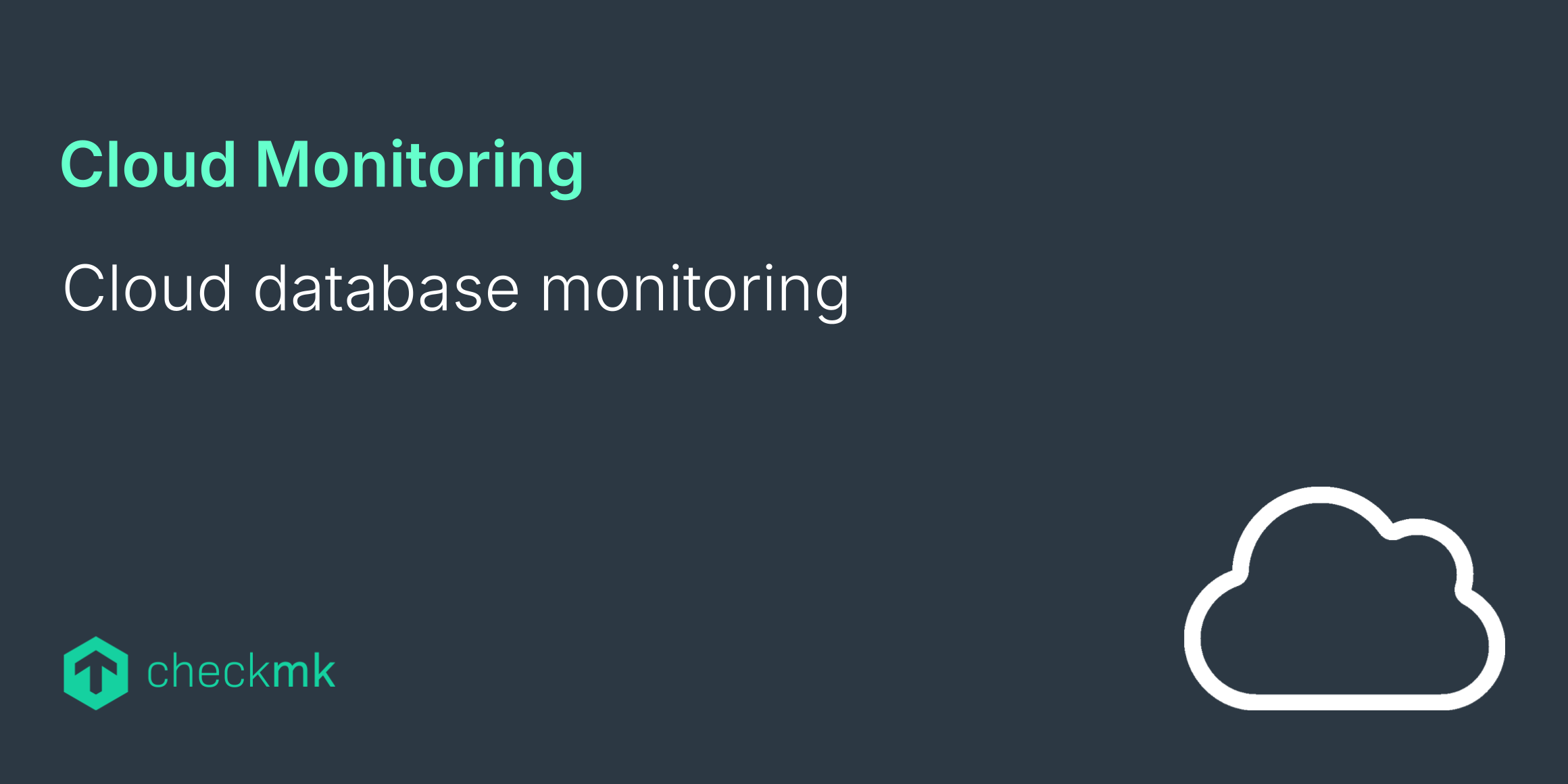 An introduction to efficient cloud database monitoring