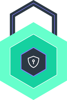 Illustration representing a padlock