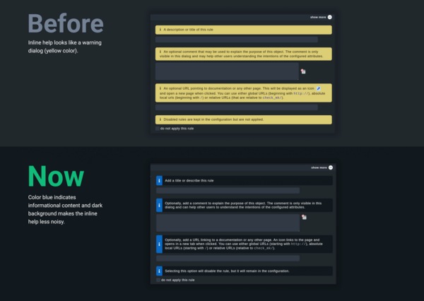 confronto tra la vecchia e la nuova guida in linea