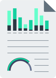 Illustration representing reporting