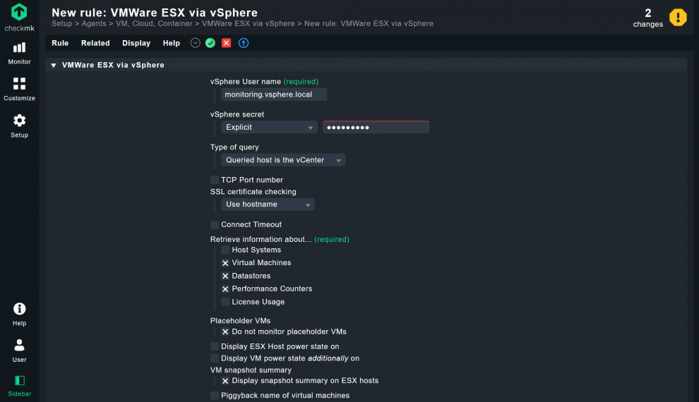 Monitoring VMware with Checkmk Checkmk