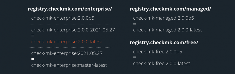 Container registry tags explained