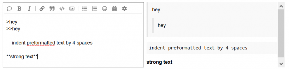 Better readability with Markdown support markdown