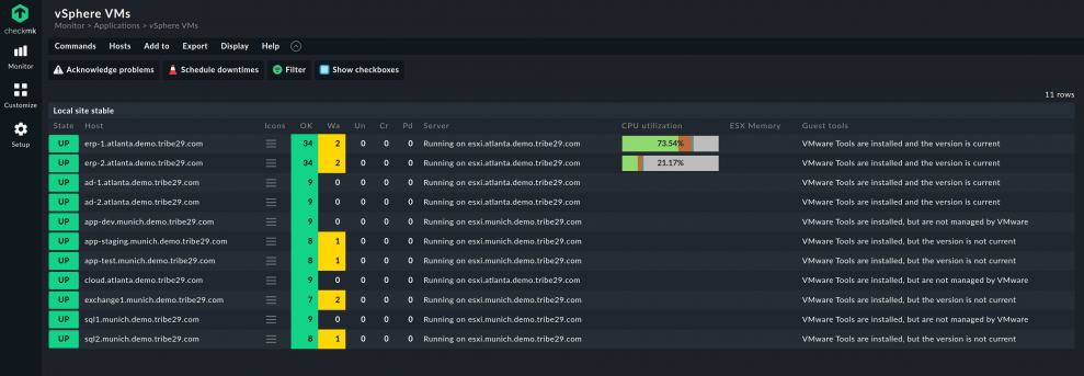 Building a Dashboard for vSphere monitoring in Checkmk | Checkmk