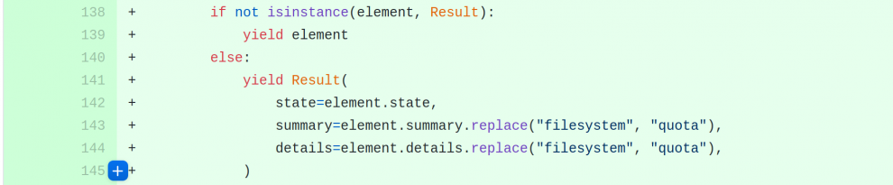 code example yield Result