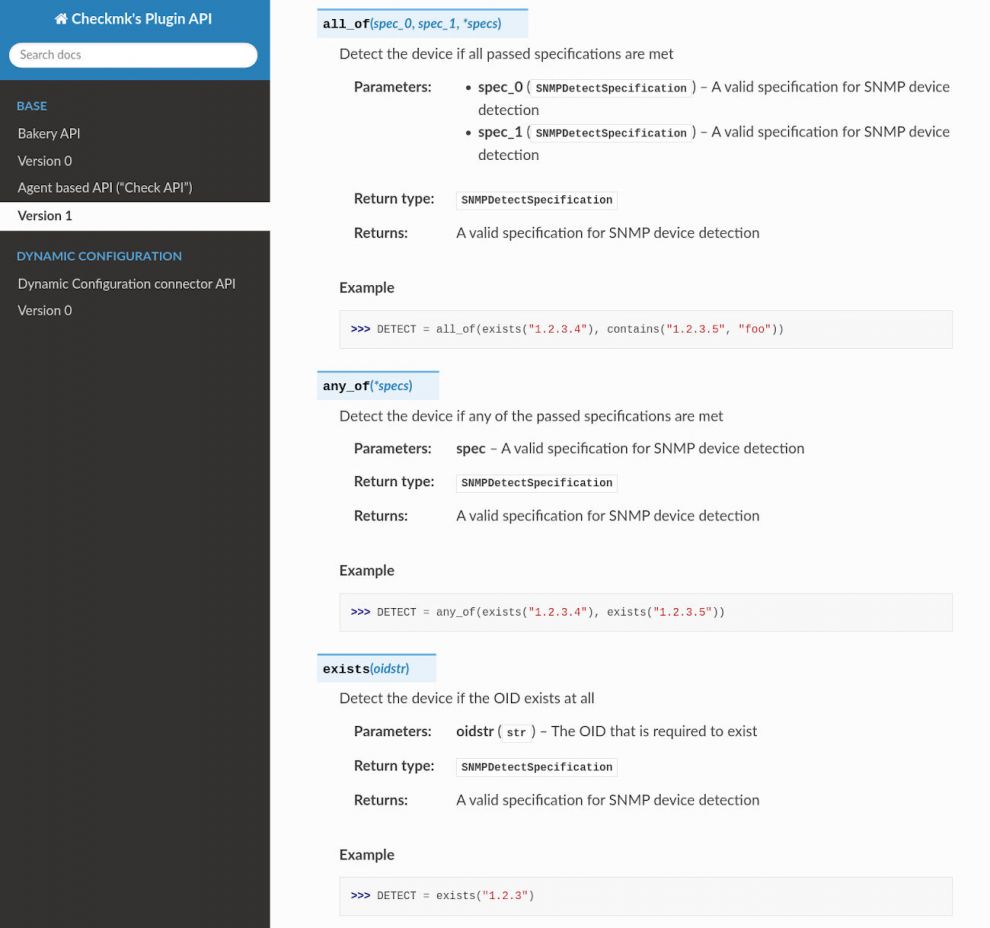 Die Dokumentation der neuen Check-API in Checkmk