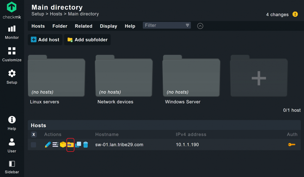 Cartella di aiuto per il monitoraggio di Checkmk