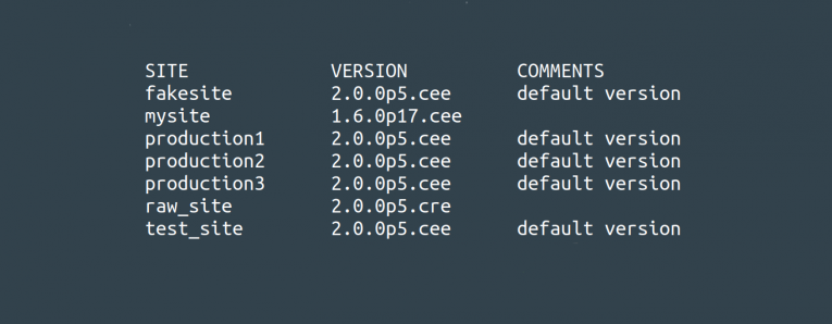 Multiple sites with multiple OMD versions